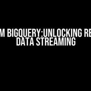 CDC from BigQuery:Unlocking Real-time Data Streaming