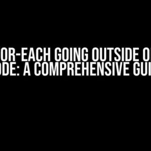 XSLT for-each Going Outside of Main Node: A Comprehensive Guide